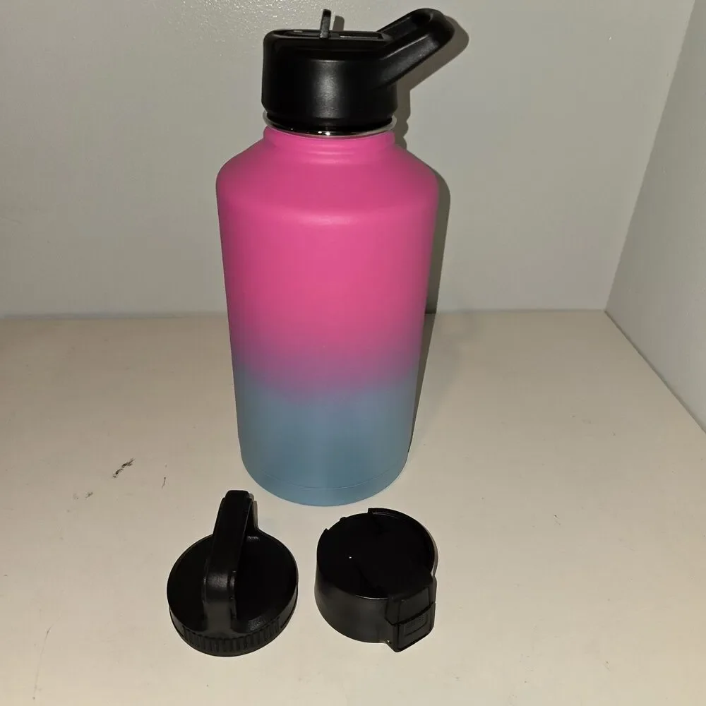 Stainless Insulated Steel 64OZ Vcum Thermos Bottle Mug Travel King Tumbler Water